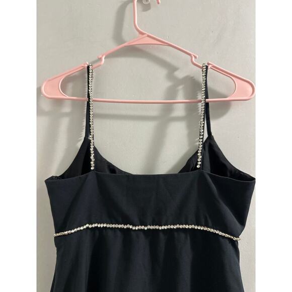 Sachin & Babi Black Midi Dress size 2 Missing one stone! - Picture 9 of 11